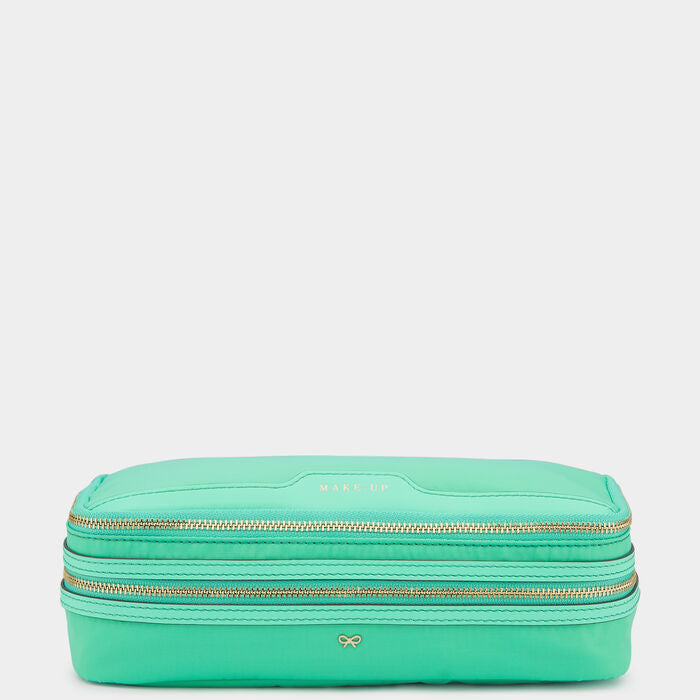Make-Up Pouch -

                  
                    Regenerated ECONYL® in Arsenic -
                  

                  Anya Hindmarch UK
