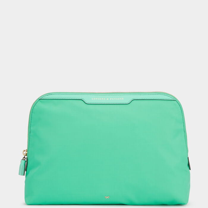 Lotions and Potions Pouch -

                  
                    ECONYL® in Arsenic -
                  

                  Anya Hindmarch UK
