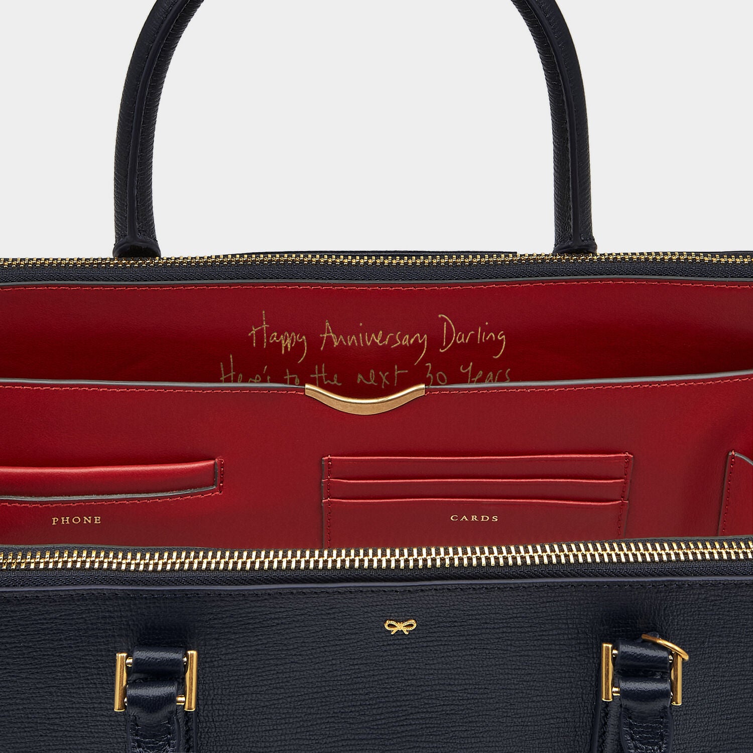 Bespoke Ebury Tote -

                  
                    Grainy Capra in Marine -
                  

                  Anya Hindmarch UK
