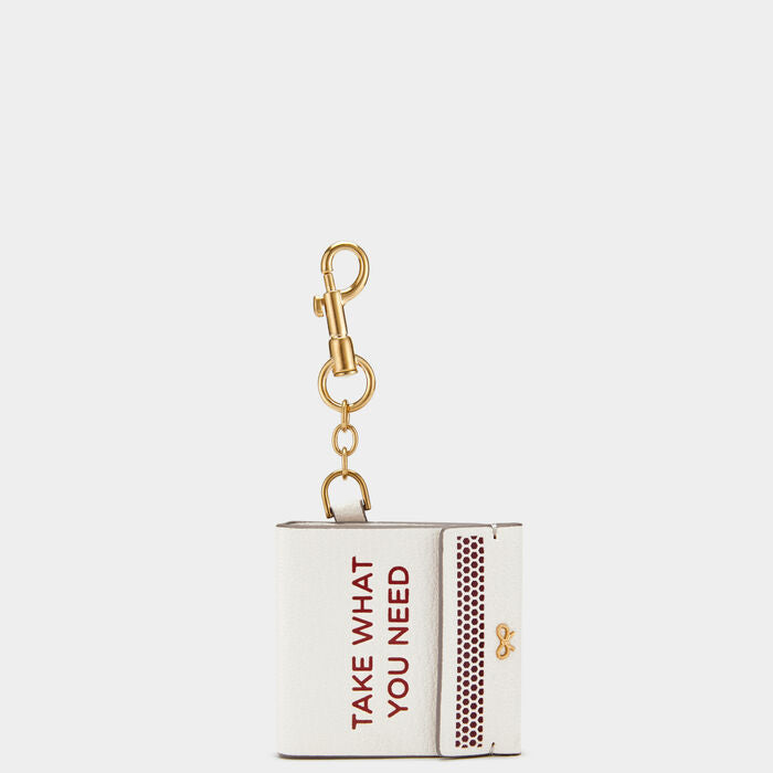 Match Book Charm -

                  
                    Capra in Chalk -
                  

                  Anya Hindmarch UK
