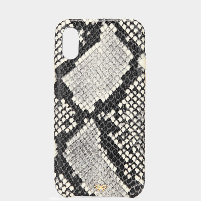 iPhone X/XS Case -

                  
                    Python-Print Leather in Natural -
                  

                  Anya Hindmarch UK
