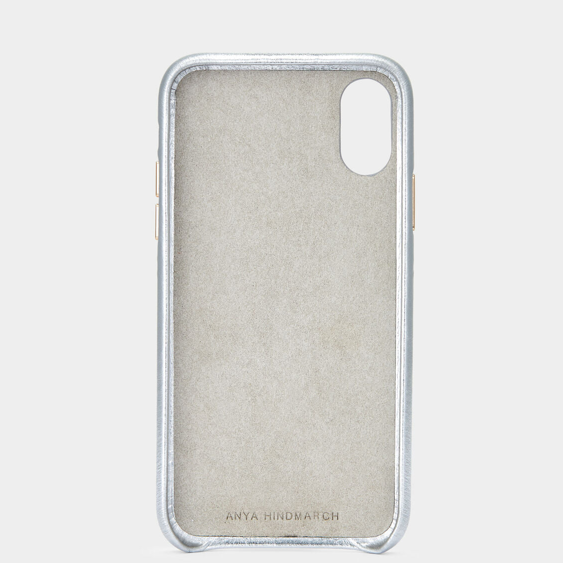 iPhone X/XS Case -

                  
                    Smooth Metallic in Silver -
                  

                  Anya Hindmarch UK
