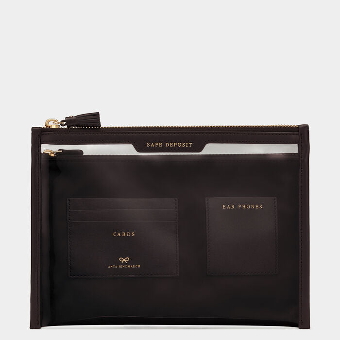 Safe Deposit Case -

                  
                    Econyl® in Black -
                  

                  Anya Hindmarch UK
