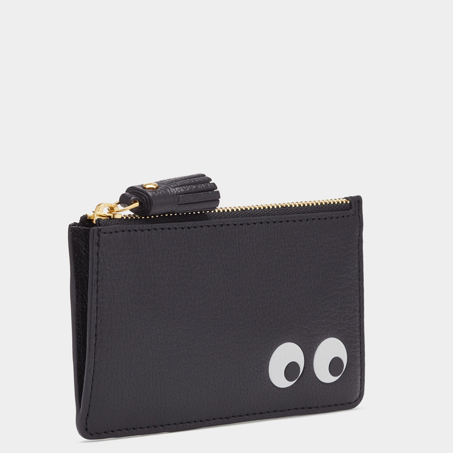 Eyes Zipped Card Case -

                  
                    Capra in Black -
                  

                  Anya Hindmarch UK
