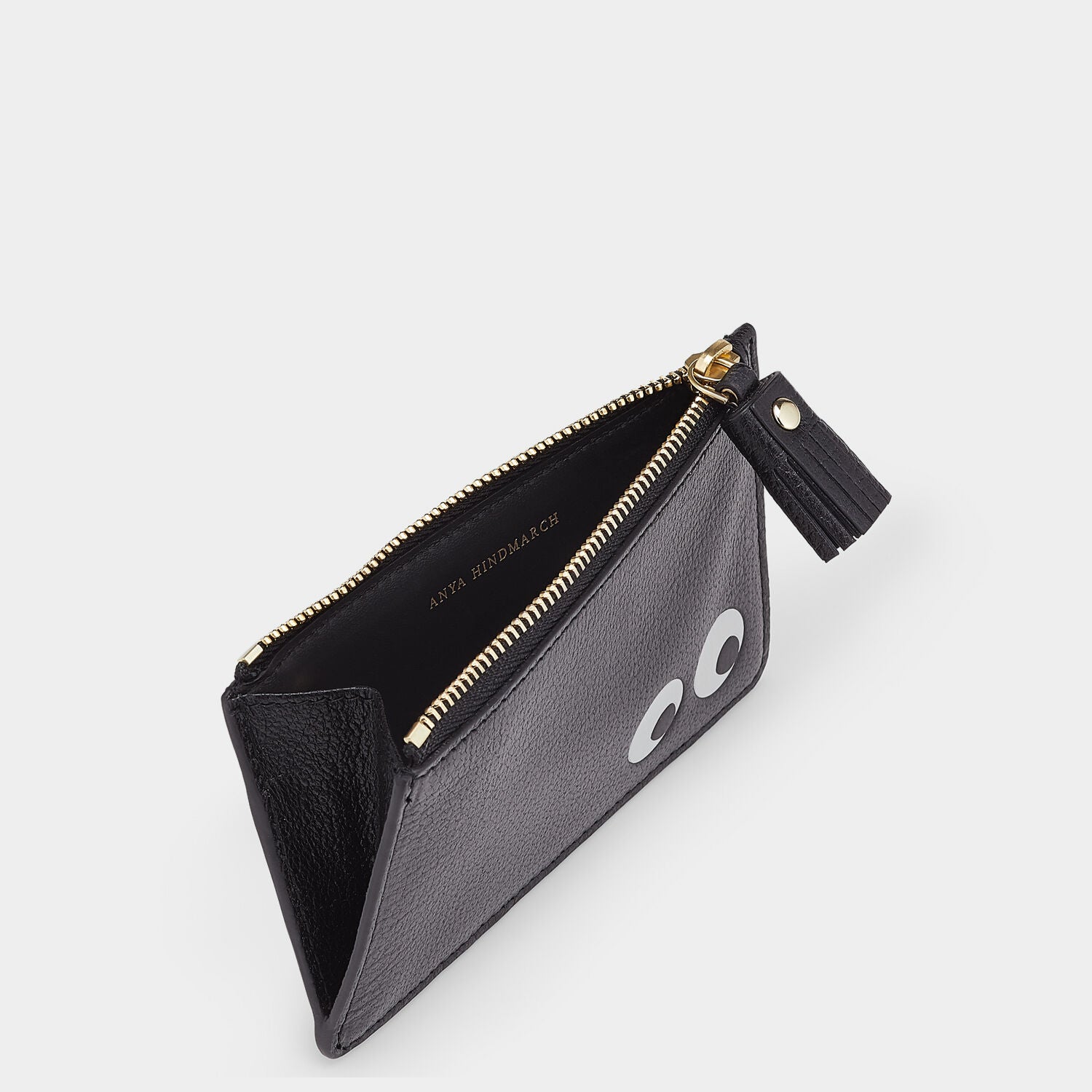 Eyes Zipped Card Case -

                  
                    Capra in Black -
                  

                  Anya Hindmarch UK
