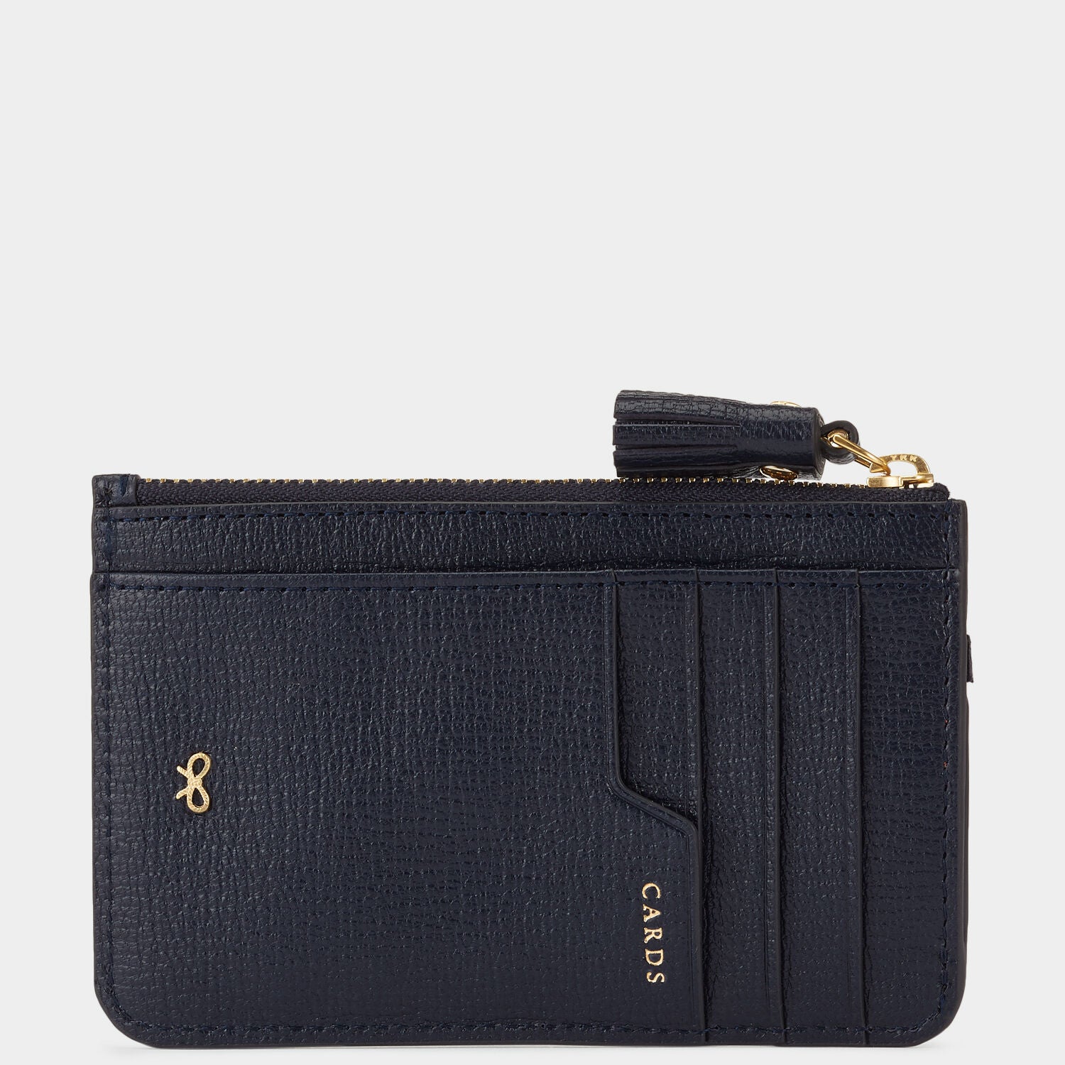 Zany Zipped Card Case -

                  
                    Capra in Marine -
                  

                  Anya Hindmarch UK
