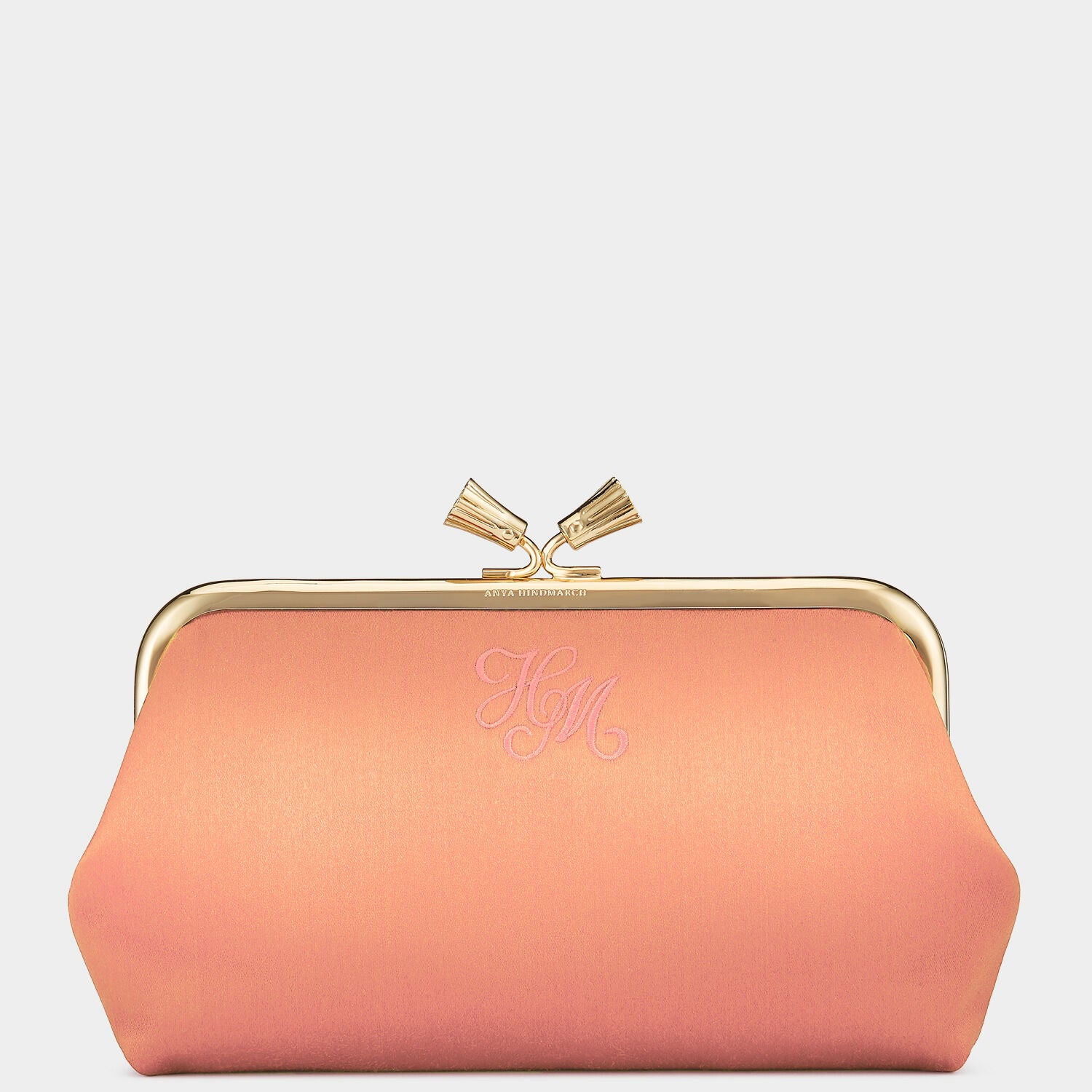 Bespoke Maud Tassel Clutch -

                  
                    Satin in Apricot -
                  

                  Anya Hindmarch UK
