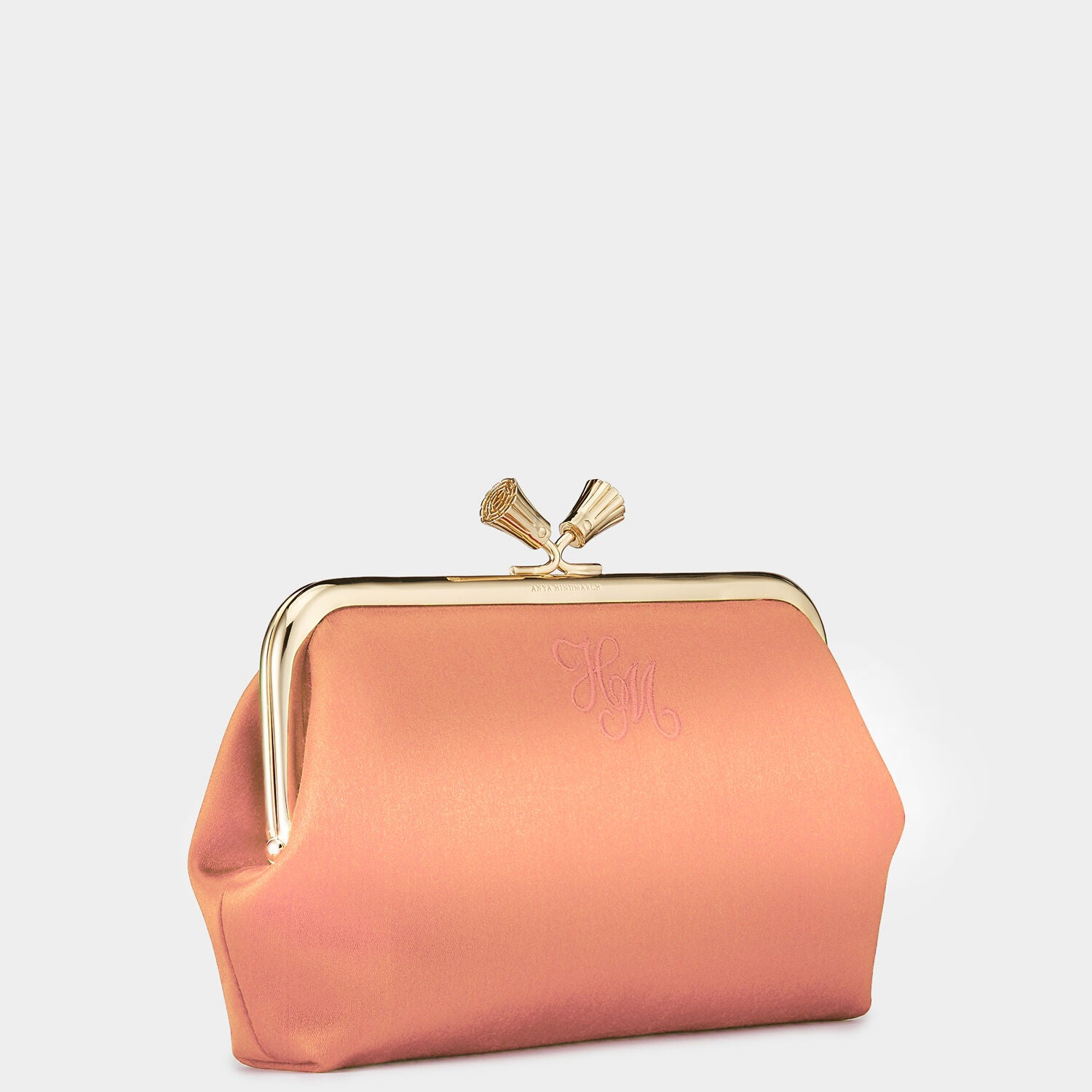 Bespoke Maud Tassel Clutch -

                  
                    Satin in Apricot -
                  

                  Anya Hindmarch UK
