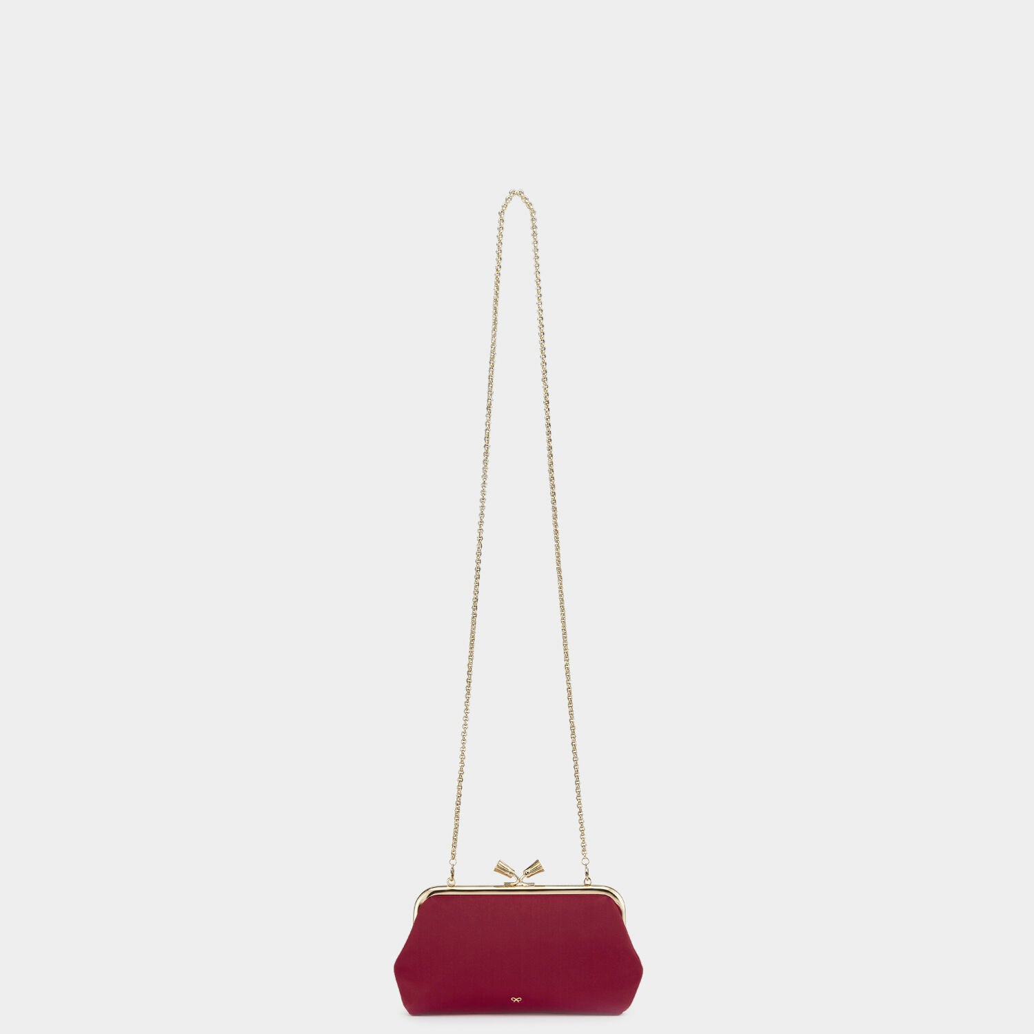 Bespoke Maud Tassel Clutch -

                  
                    Satin in Claret -
                  

                  Anya Hindmarch UK
