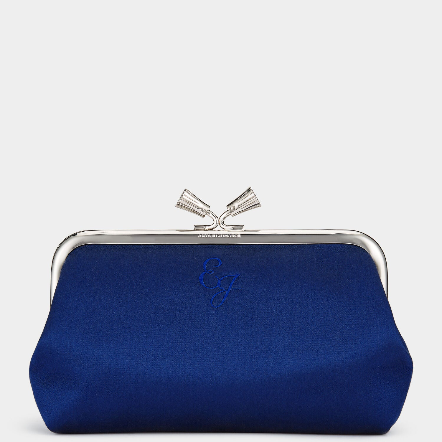 Bespoke Maud Tassel Clutch -

                  
                    Satin in Cobalt -
                  

                  Anya Hindmarch UK
