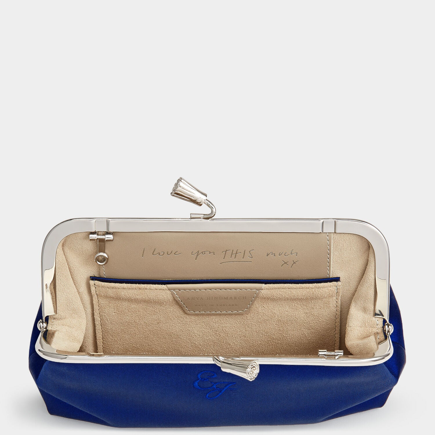 Bespoke Maud Tassel Clutch -

                  
                    Satin in Cobalt -
                  

                  Anya Hindmarch UK
