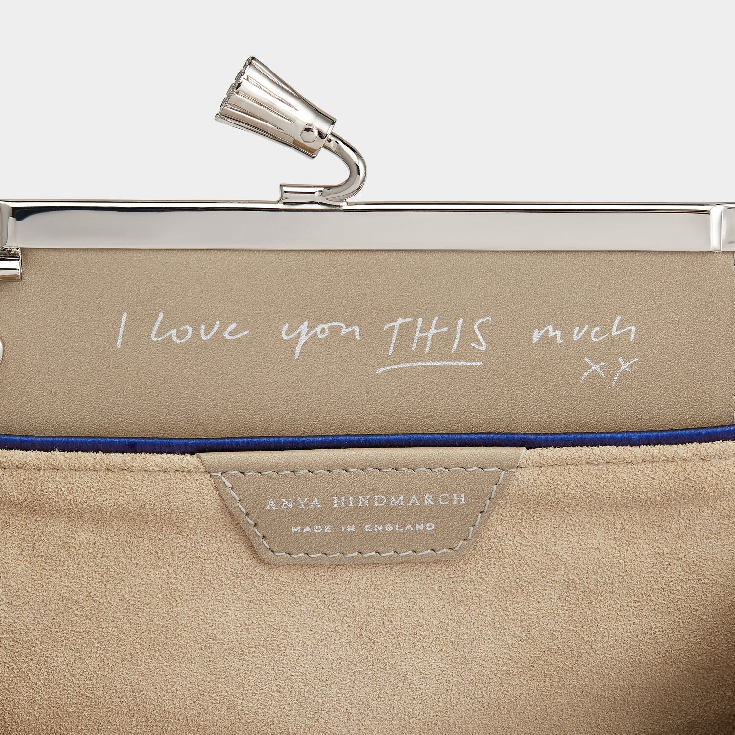 Bespoke Maud Tassel Clutch -

                  
                    Satin in Cobalt -
                  

                  Anya Hindmarch UK
