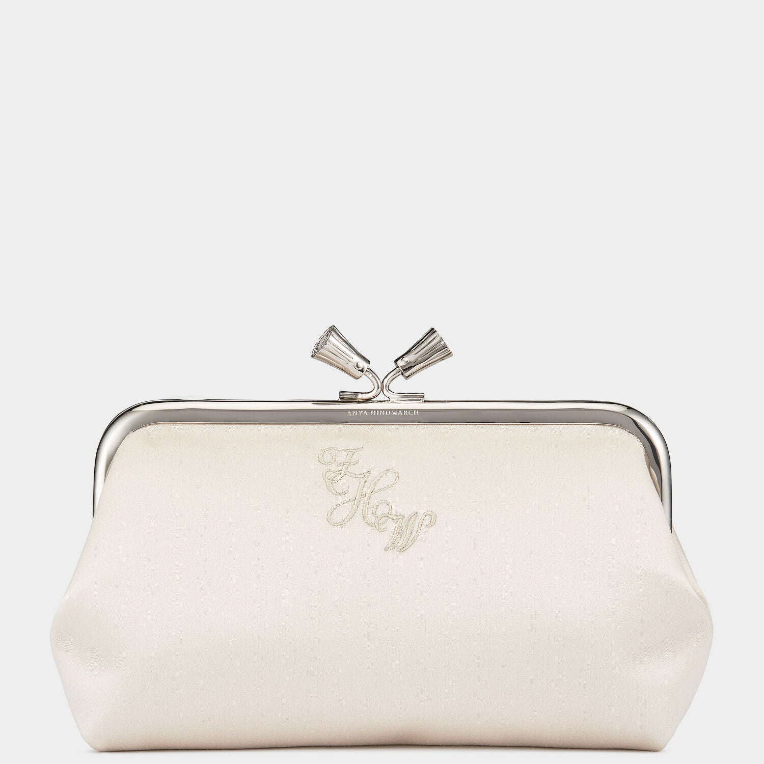 Bespoke Maud Tassel Clutch -

                  
                    Satin in Ivory -
                  

                  Anya Hindmarch UK
