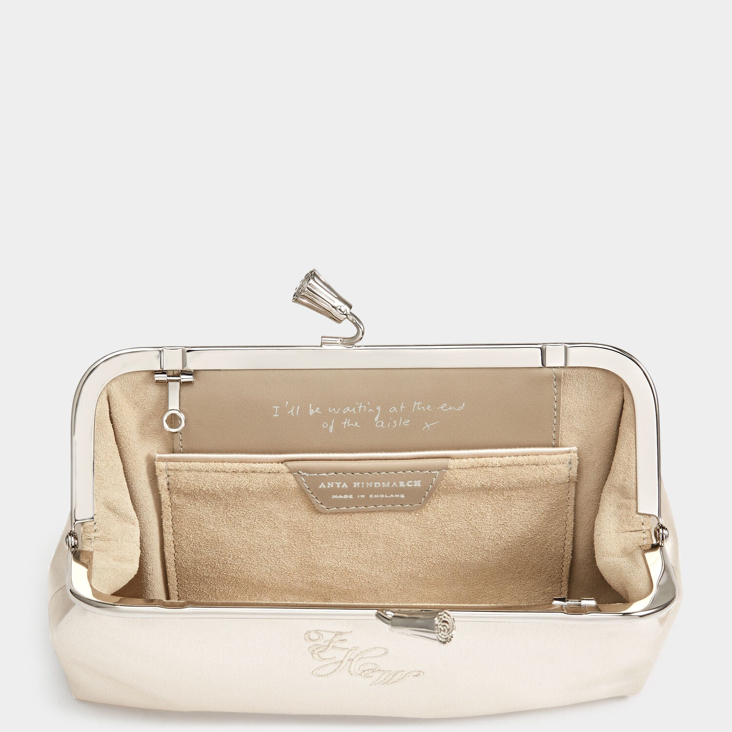 Bespoke Maud Tassel Clutch -

                  
                    Satin in Ivory -
                  

                  Anya Hindmarch UK
