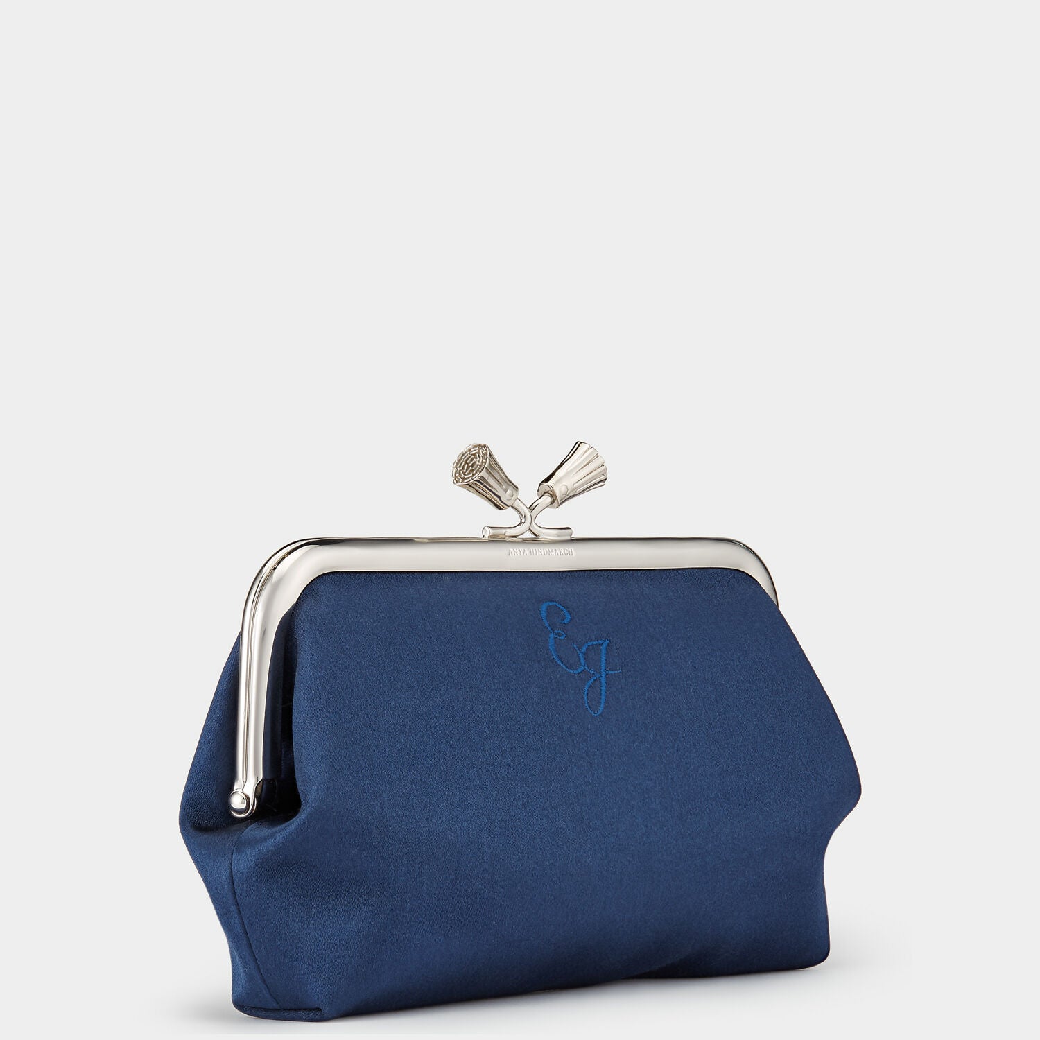 Bespoke Maud Tassel Clutch -

          
            Satin in Midnight -
          

          Anya Hindmarch UK
