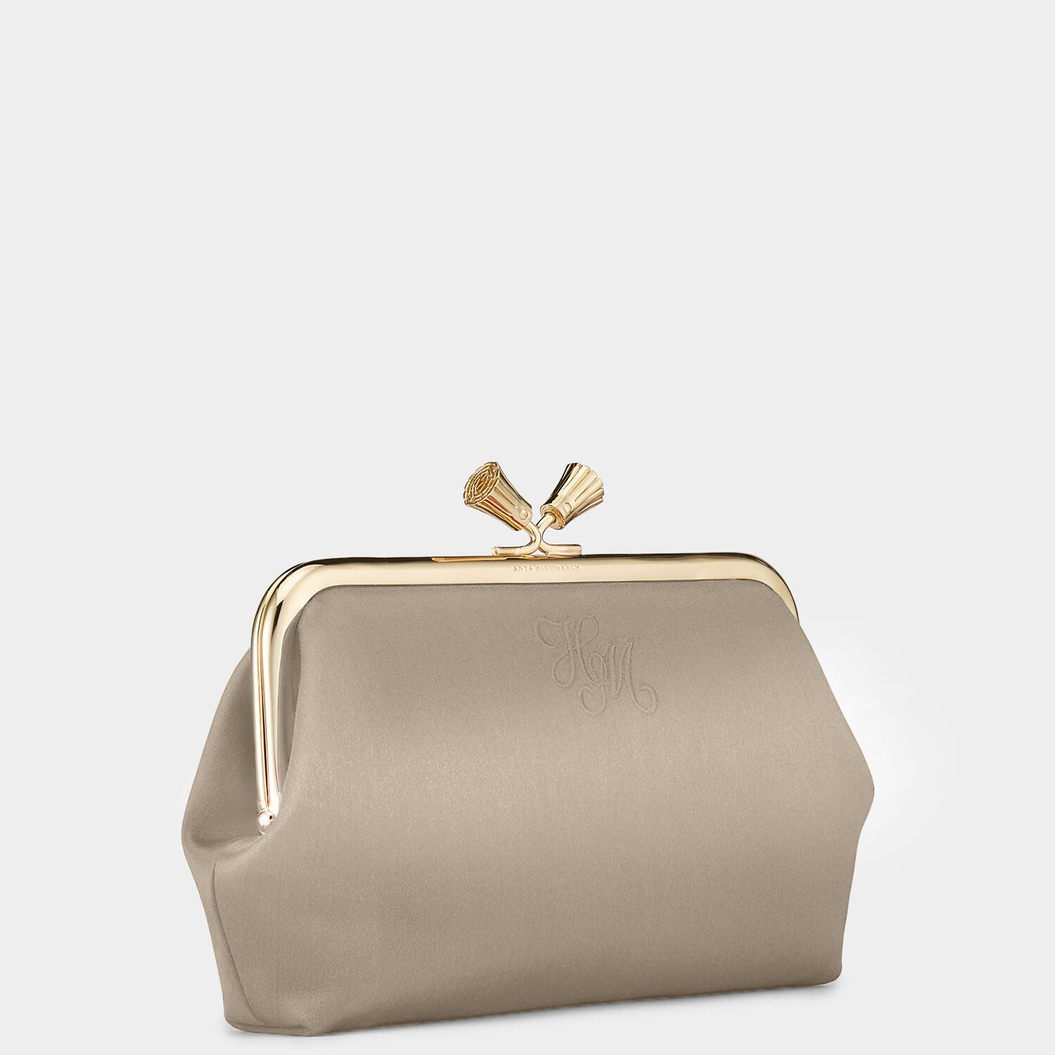 Bespoke Maud Tassel Clutch -

                  
                    Satin in Mushroom -
                  

                  Anya Hindmarch UK
