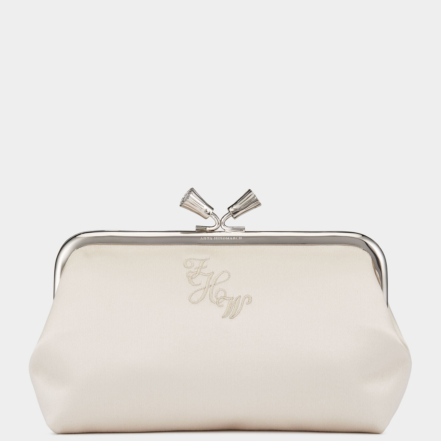 Bespoke Maud Tassel Clutch -

                  
                    Satin in Oyster -
                  

                  Anya Hindmarch UK
