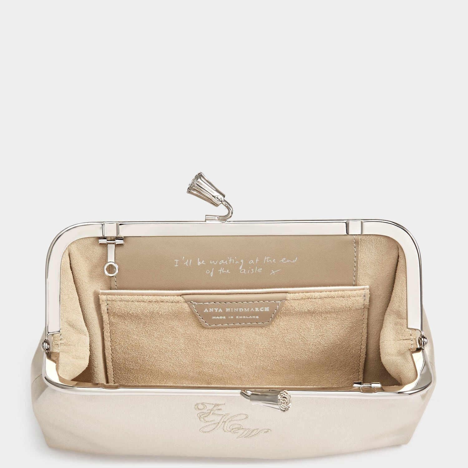 Bespoke Maud Tassel Clutch -

                  
                    Satin in Oyster -
                  

                  Anya Hindmarch UK
