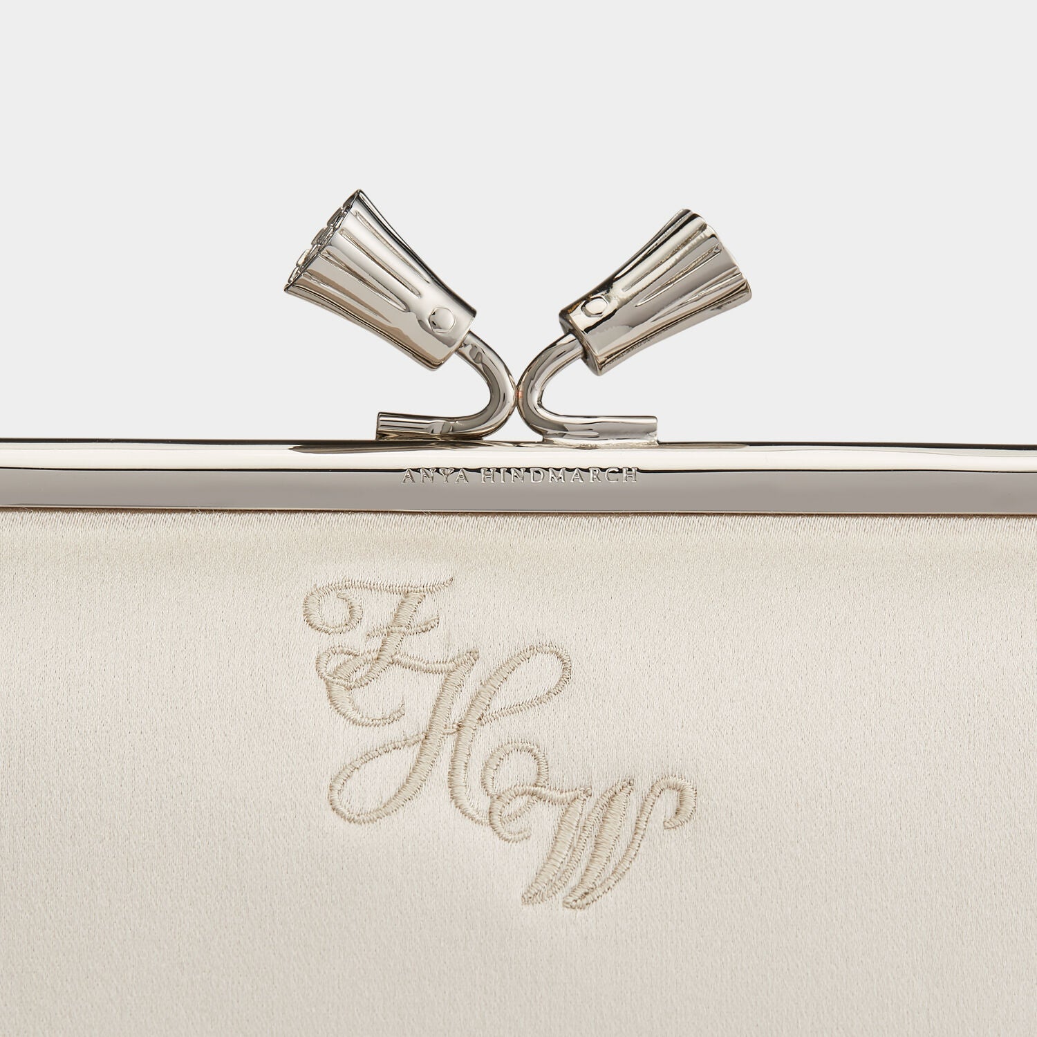 Bespoke Maud Tassel Clutch -

                  
                    Satin in Oyster -
                  

                  Anya Hindmarch UK
