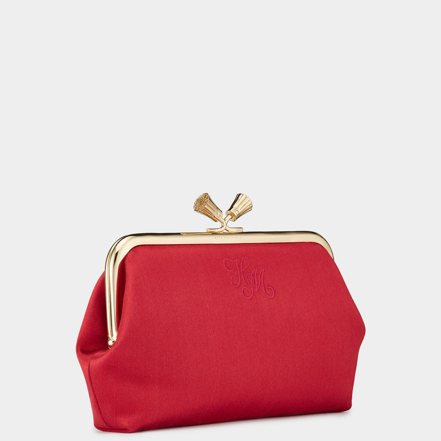 Bespoke Maud Tassel Clutch -

                  
                    Satin in Red -
                  

                  Anya Hindmarch UK
