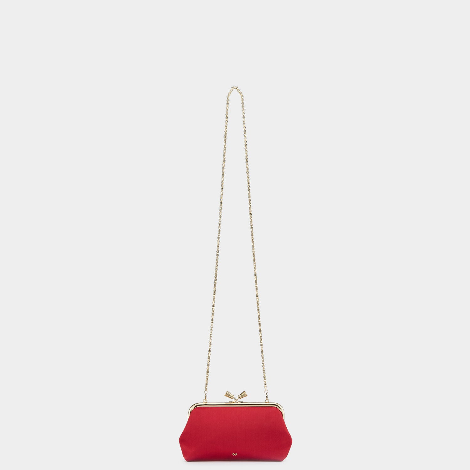 Bespoke Maud Tassel Clutch -

                  
                    Satin in Red -
                  

                  Anya Hindmarch UK
