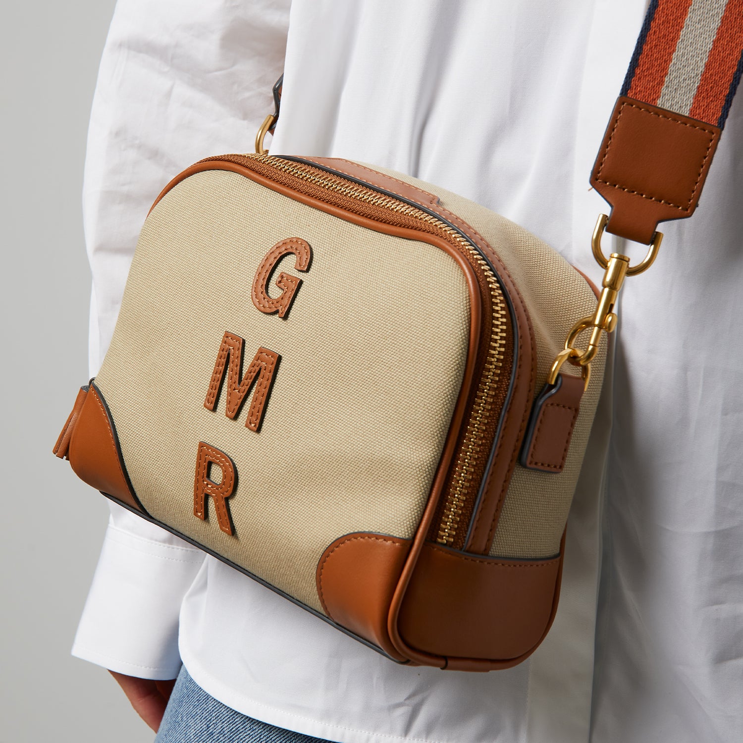 Bespoke Walton Cross-body -

                  
                    Cotton in Tan -
                  

                  Anya Hindmarch UK
