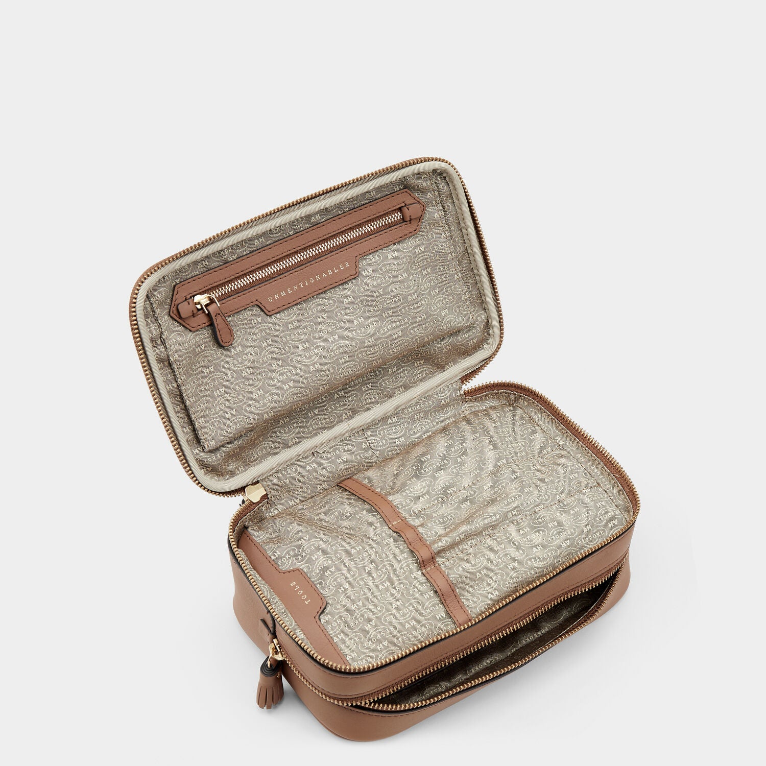 Bespoke Walton Wash Bag -

                  
                    Silk Calf Leather in Caramel -
                  

                  Anya Hindmarch UK

