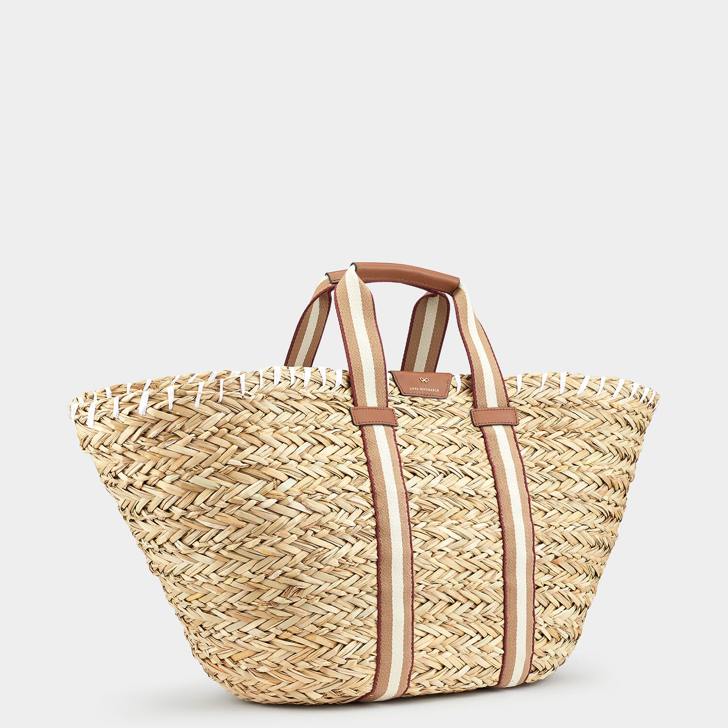 Walton Large Basket Bag -

          
            Seagrass in Natural -
          

          Anya Hindmarch UK
