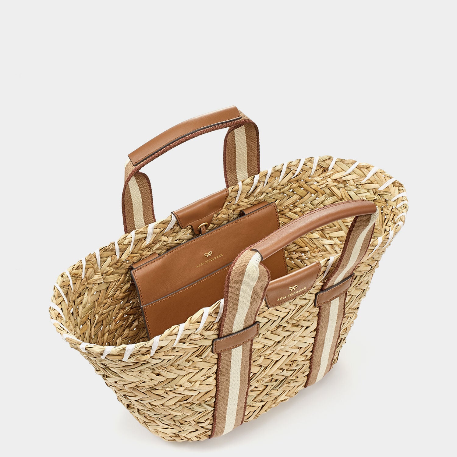 Walton Small Basket Bag -

                  
                    Seagrass in Natural -
                  

                  Anya Hindmarch UK
