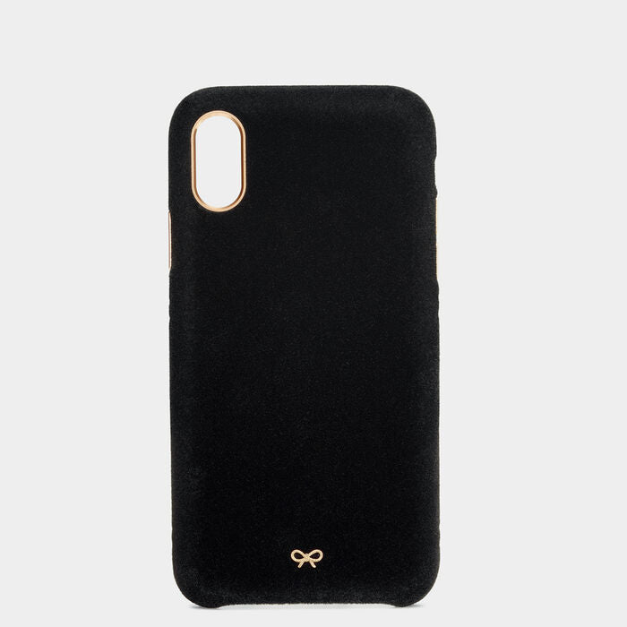 Velvet iPhone X/XS Case -

                  
                    Velvet in Black -
                  

                  Anya Hindmarch UK
