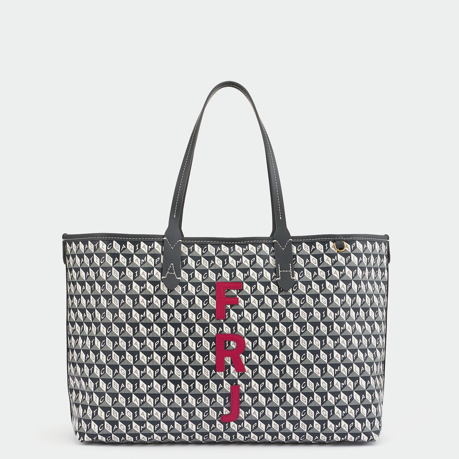 I Am A Plastic Bag Small Tote -

                  
                    Recycled Coated Canvas in Charcoal -
                  

                  Anya Hindmarch UK
