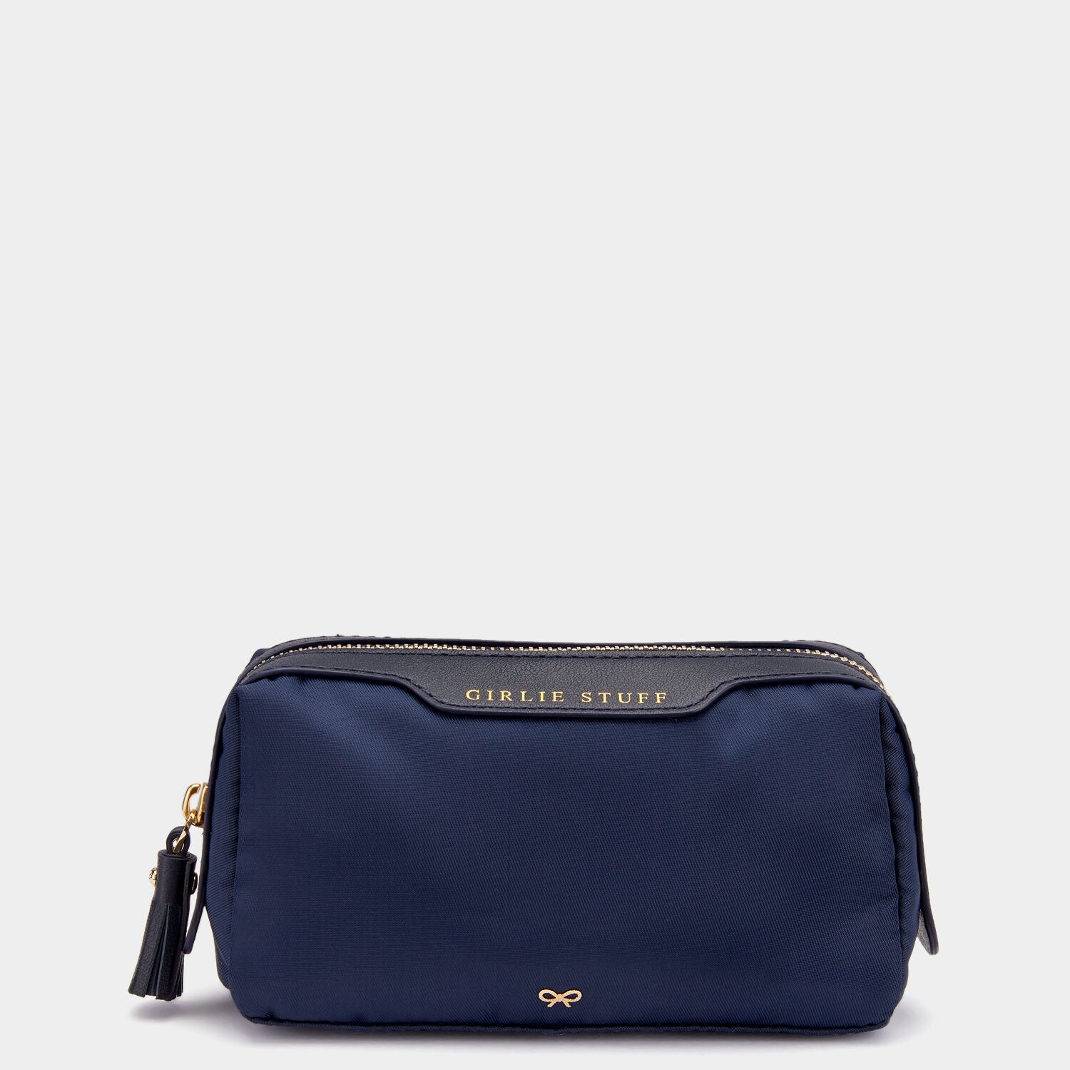 Girlie Stuff Pouch -

                  
                    Econyl® Regenerated Nylon in Marine -
                  

                  Anya Hindmarch UK
