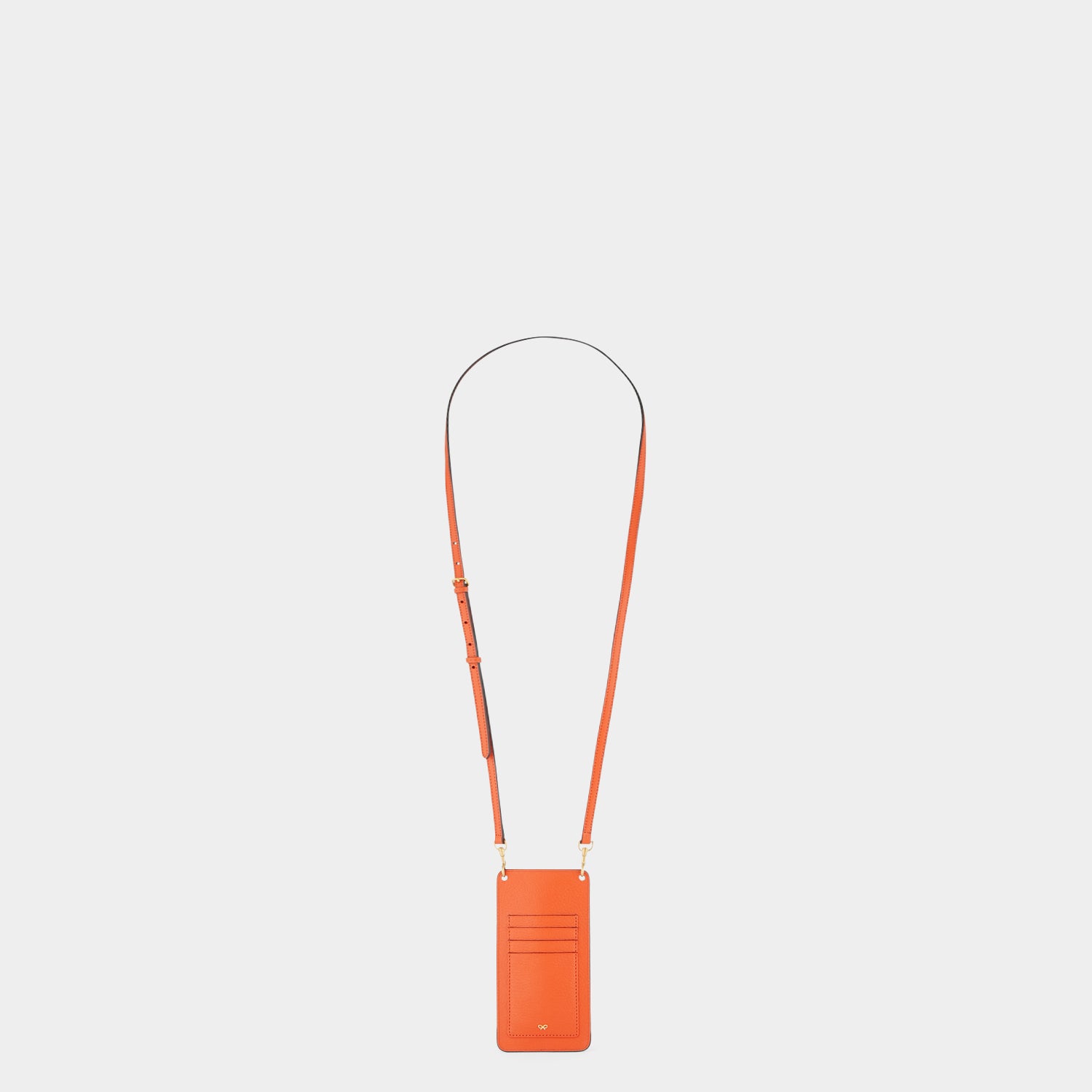 Bespoke Phone Pouch on Strap -

                  
                    Capra in Clementine -
                  

                  Anya Hindmarch UK
