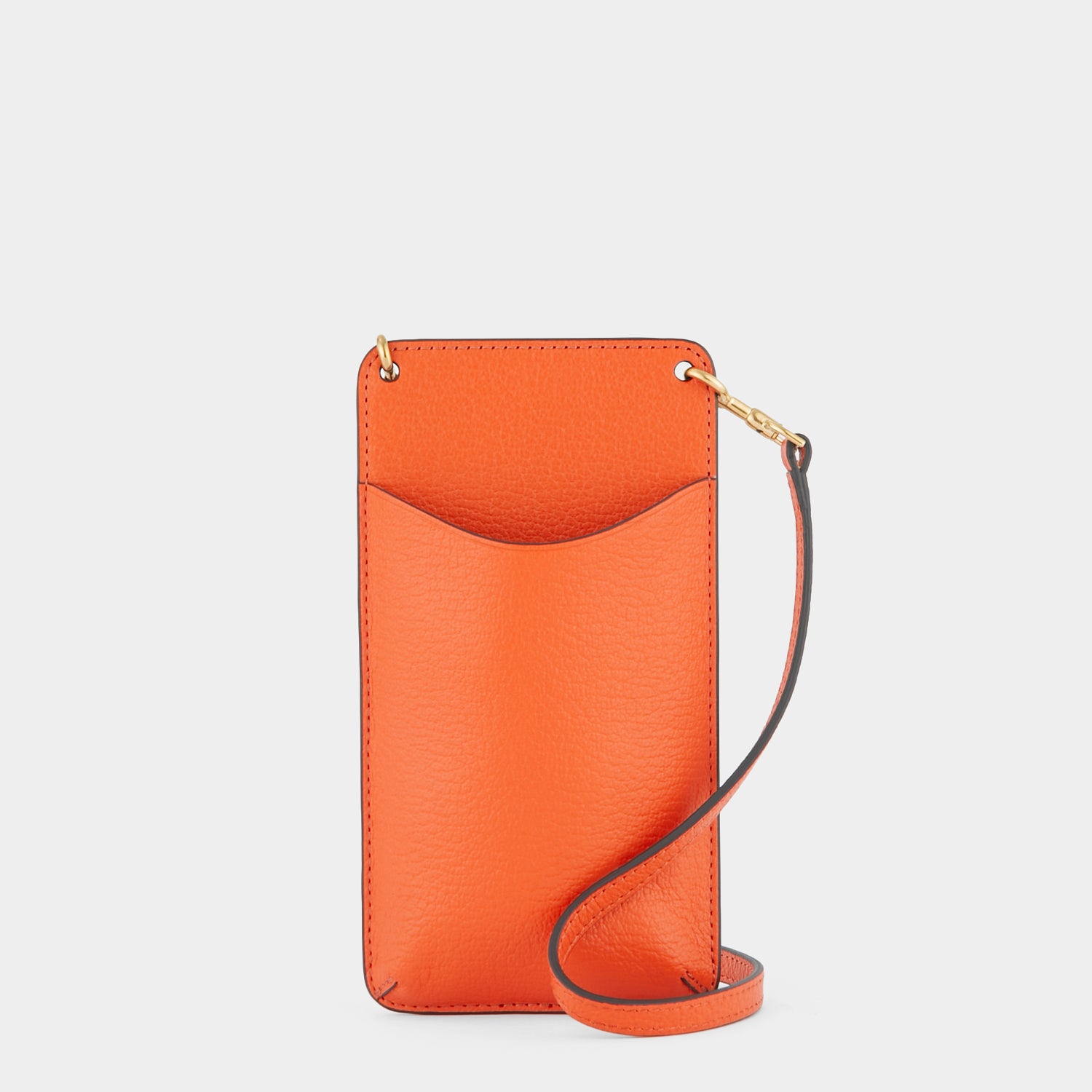 Bespoke Phone Pouch on Strap -

                  
                    Capra in Clementine -
                  

                  Anya Hindmarch UK
