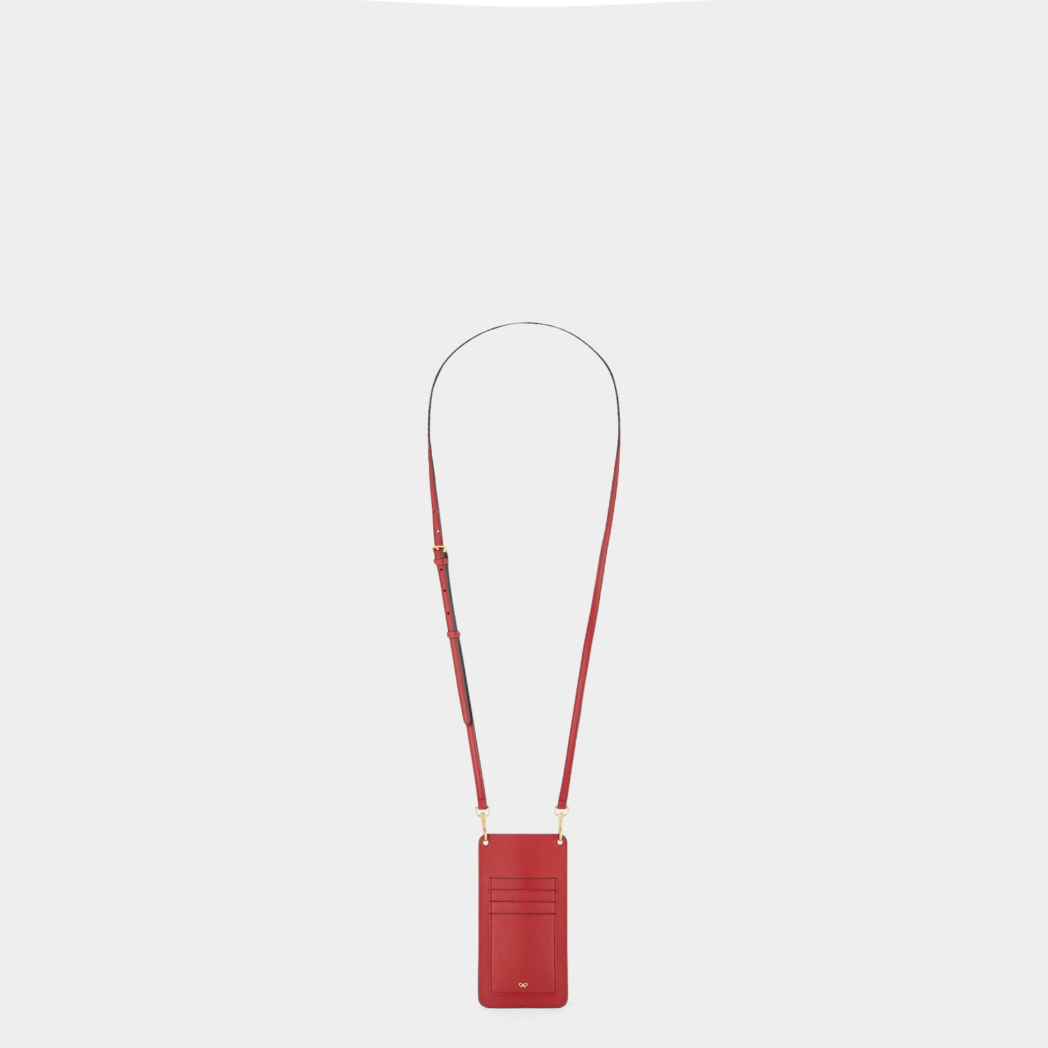 Bespoke Phone Pouch on Strap -

                  
                    Capra in Red -
                  

                  Anya Hindmarch UK
