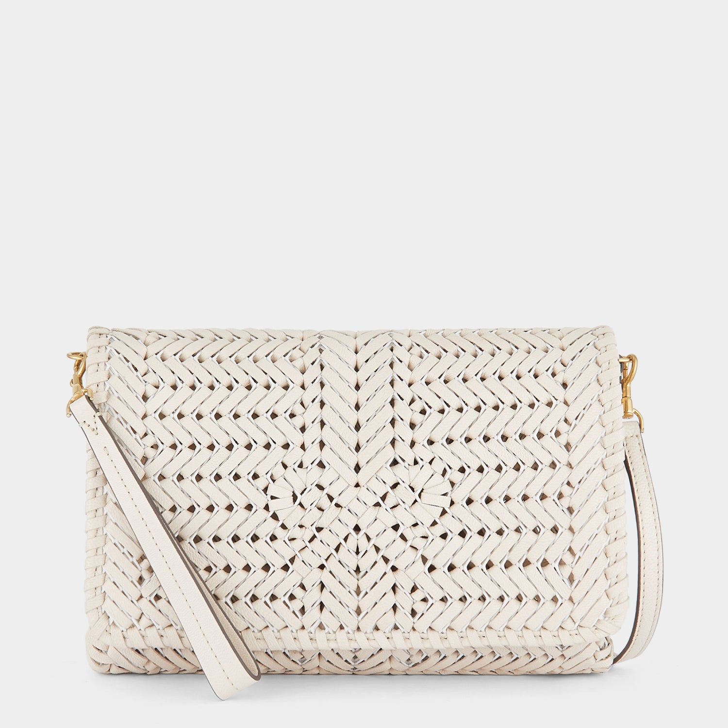 Neeson Cross-body -

                  
                    Capra Leather in Chalk -
                  

                  Anya Hindmarch UK
