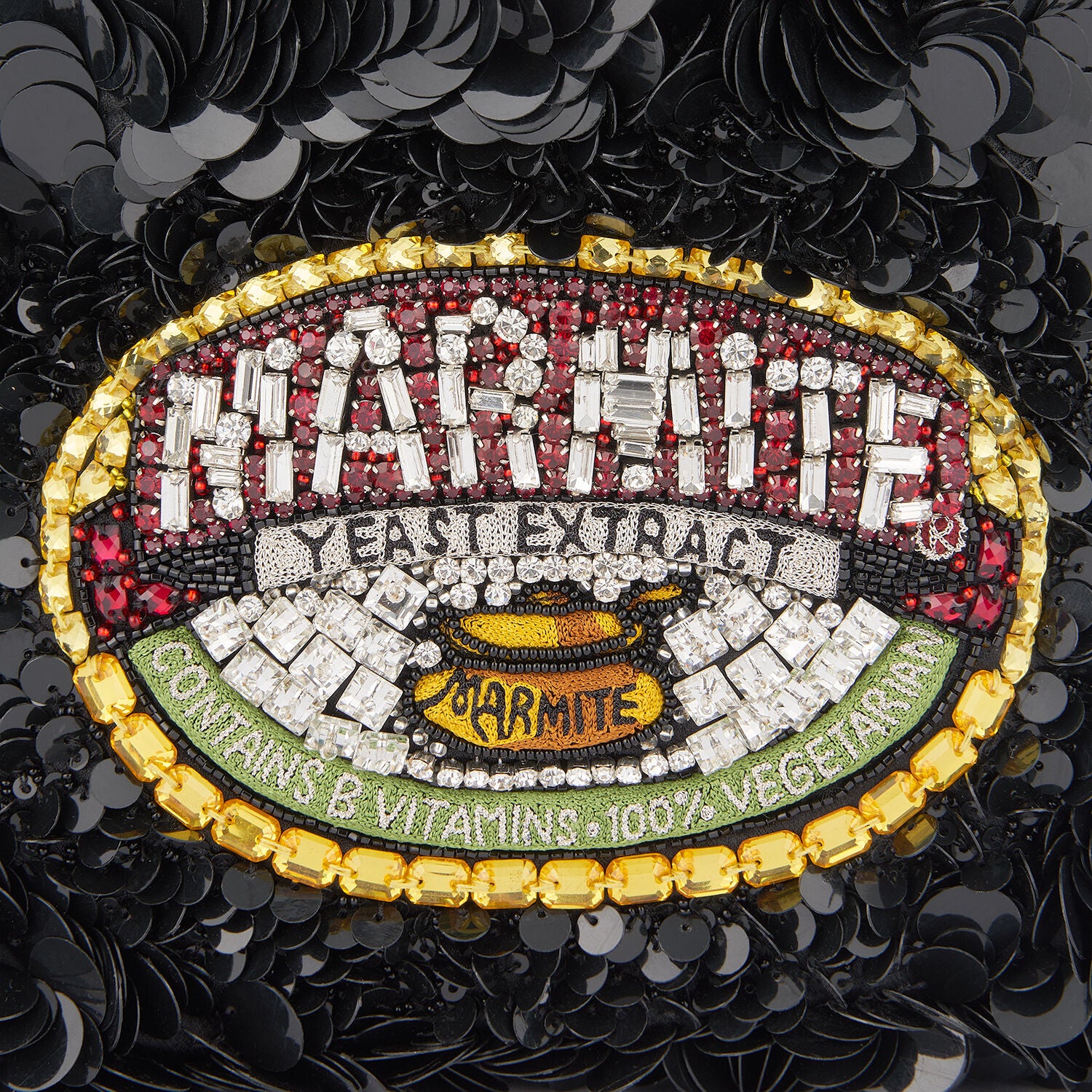 Anya Brands Marmite Tote -

                  
                    Recycled Satin in Black -
                  

                  Anya Hindmarch UK
