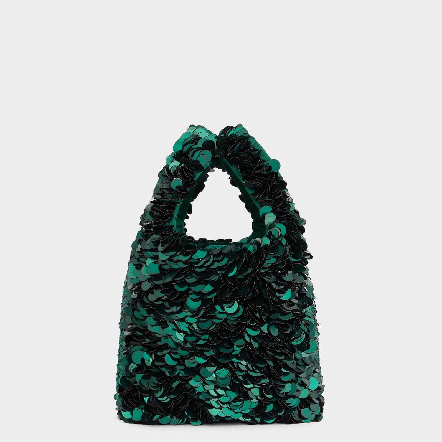 Anya Brands Perrier Mini Tote -

                  
                    Recycled Satin in Bottle Green -
                  

                  Anya Hindmarch UK
