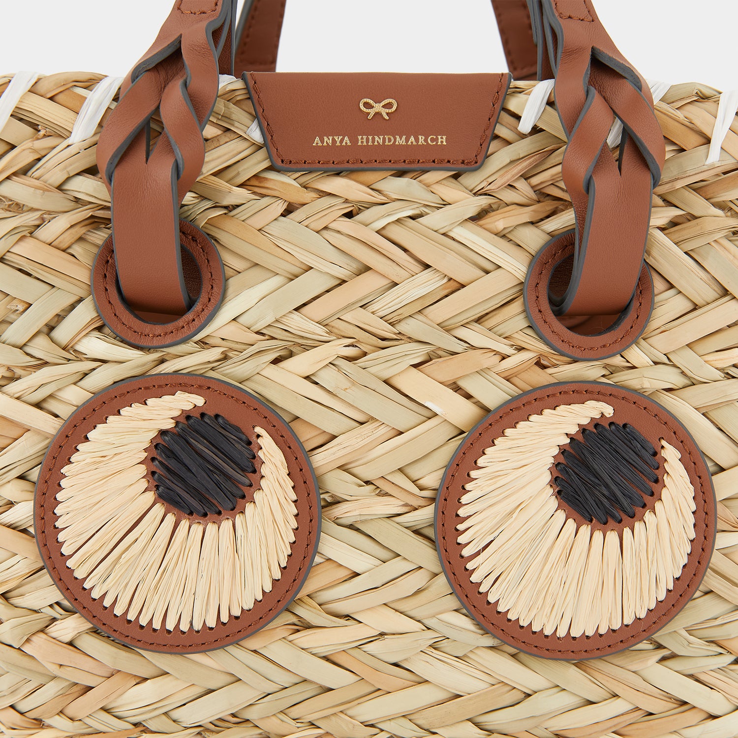 Small Paper Eyes Basket Bag -

                  
                    Seagrass in Natural -
                  

                  Anya Hindmarch UK
