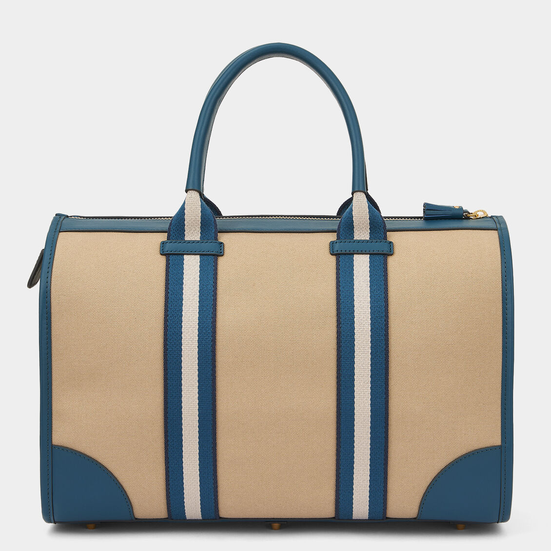 Bespoke Walton Zip Top Handbag -

                  
                    Canvas in Petrol -
                  

                  Anya Hindmarch UK
