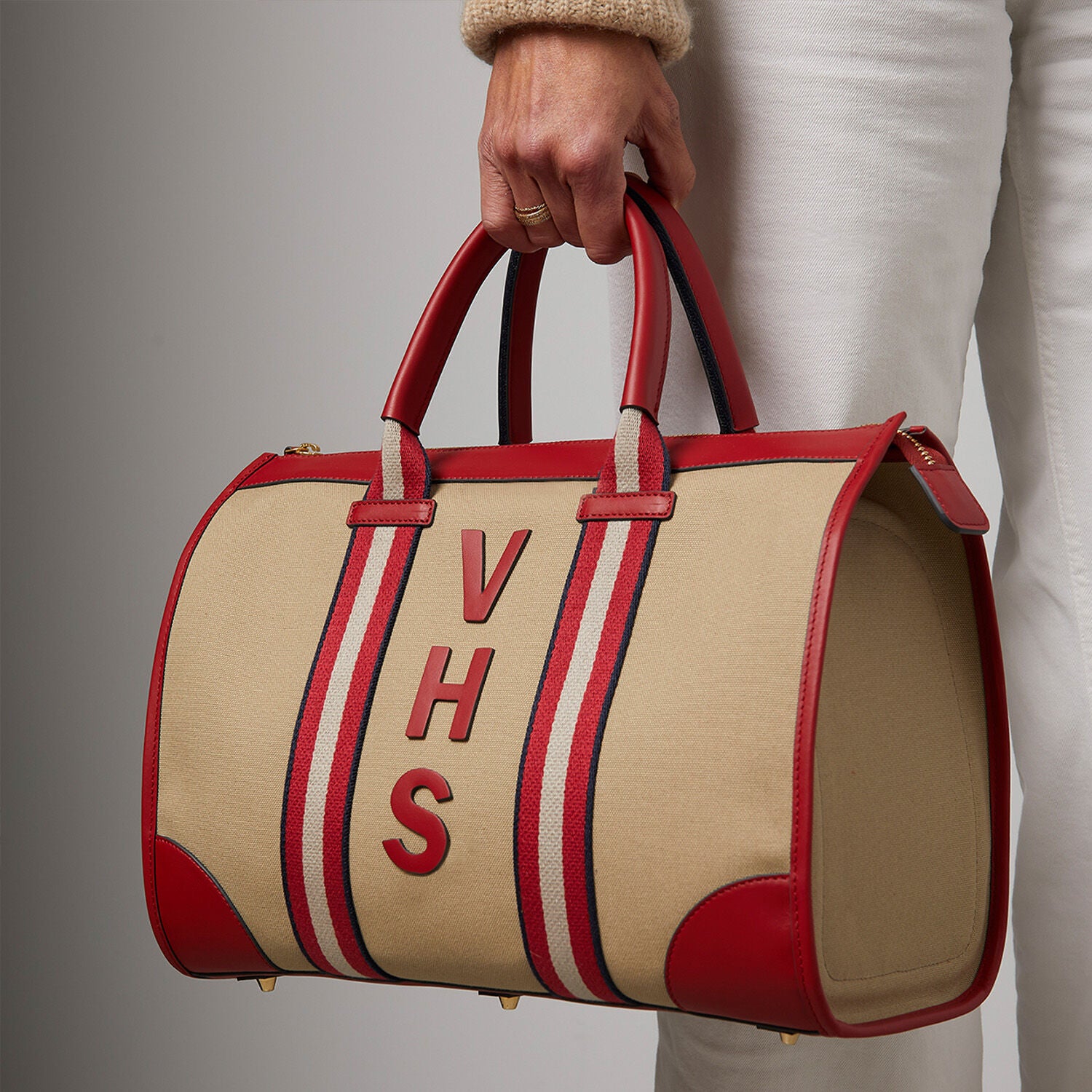 Bespoke Walton Zip Top Handbag -

                  
                    Canvas in Red -
                  

                  Anya Hindmarch UK
