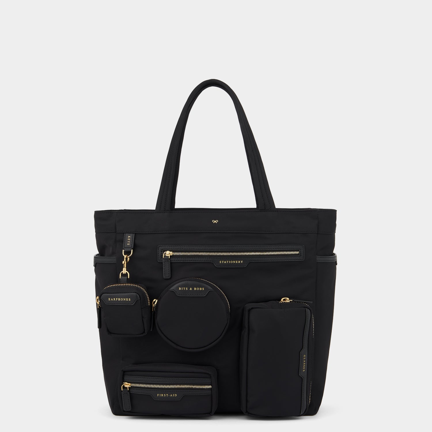 Commuter Tote -

                  
                    Regenerated Econyl® in Black -
                  

                  Anya Hindmarch UK
