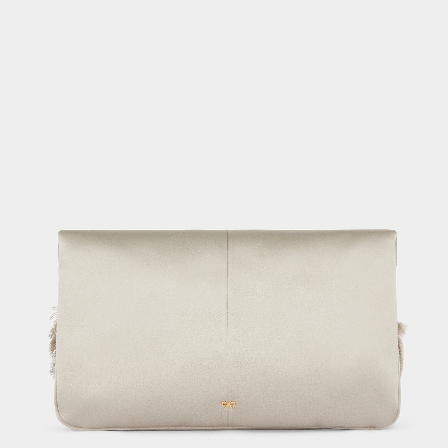 Bow Clutch -

                  
                    Satin in SIlver -
                  

                  Anya Hindmarch UK
