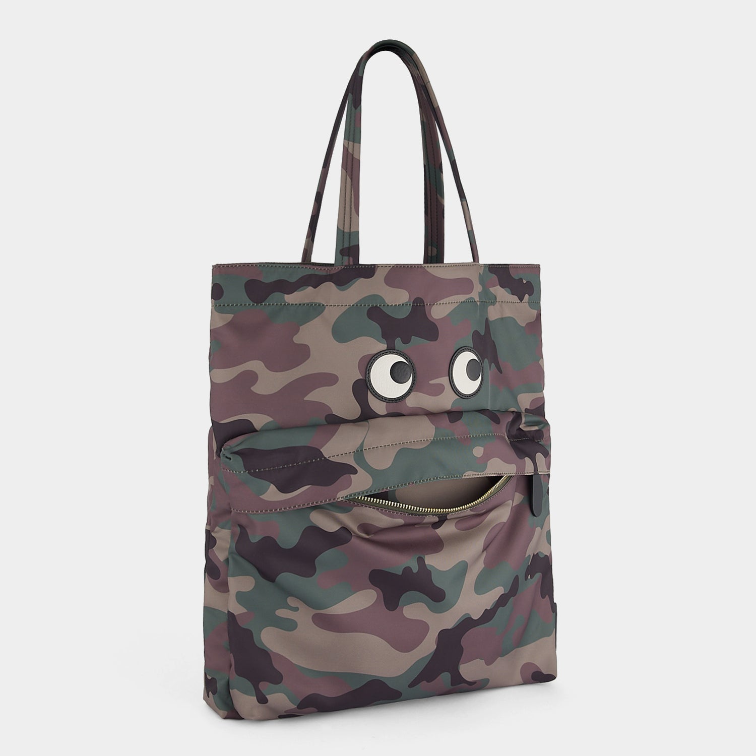 Eyes Tote -

                  
                    Recycled Coated Canvas in Camo -
                  

                  Anya Hindmarch UK
