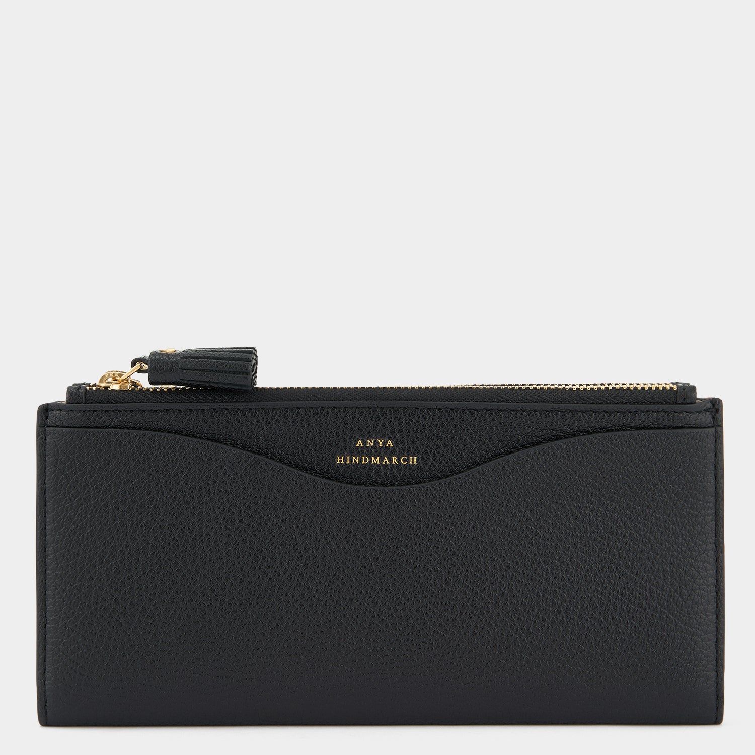 Peeping Eyes Large Double Zip Wallet -

                  
                    Capra Leather in Black -
                  

                  Anya Hindmarch UK
