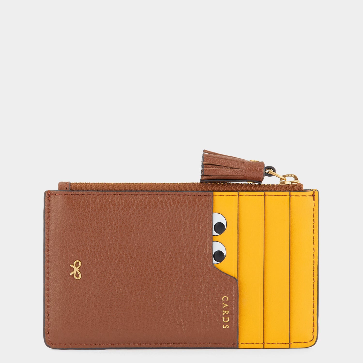 Peeping Eyes Zip Card Case -

                  
                    Capra Leather in Cedar -
                  

                  Anya Hindmarch UK
