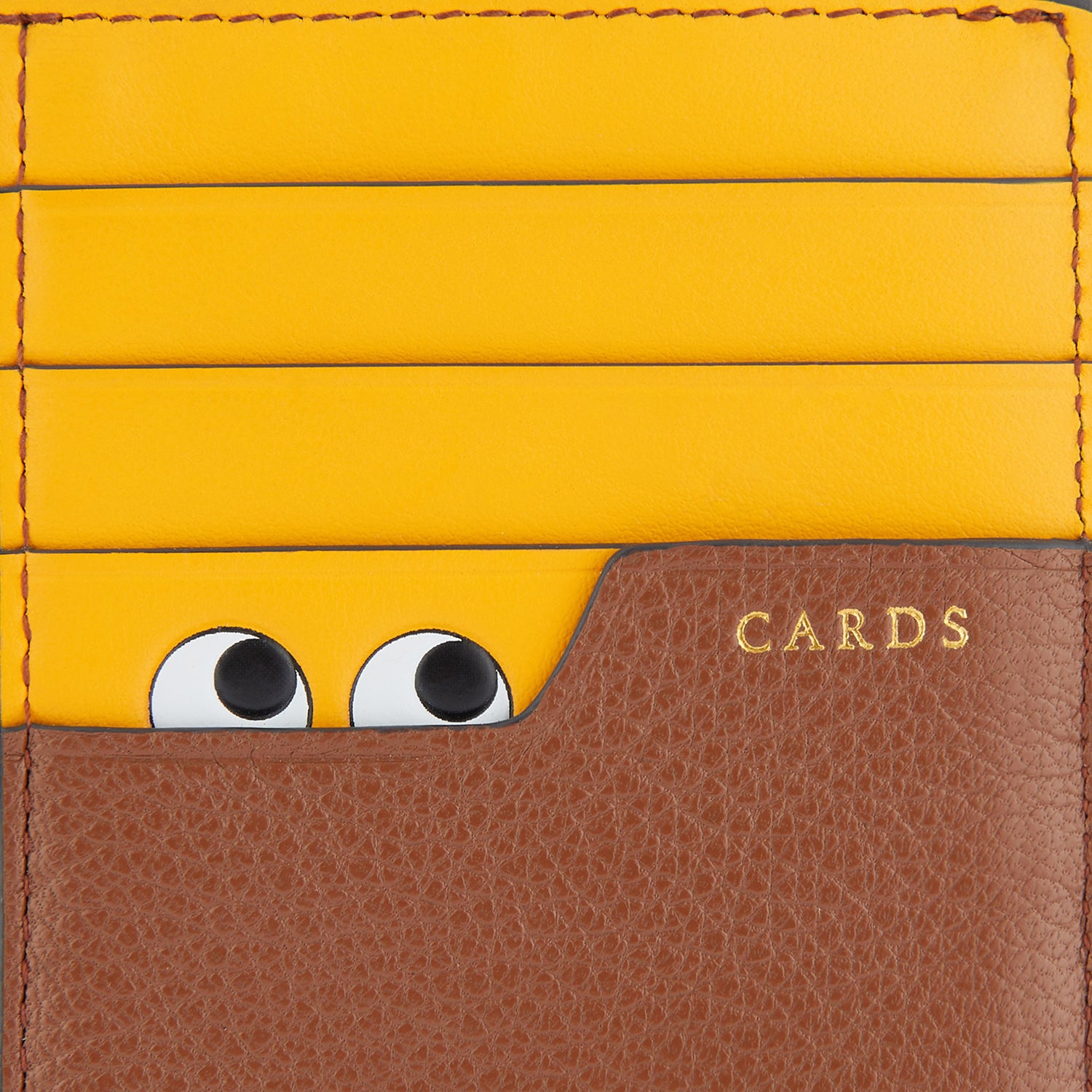 Peeping Eyes Zip Card Case -

                  
                    Capra Leather in Cedar -
                  

                  Anya Hindmarch UK
