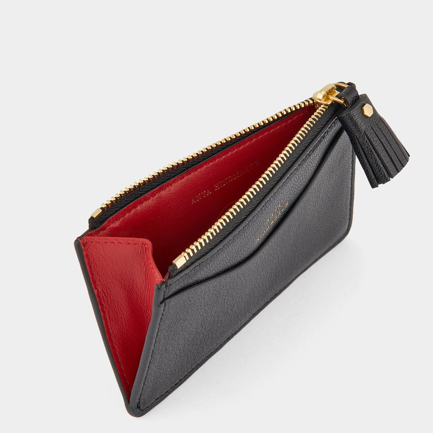 Peeping Eyes Zip Card Case -

                  
                    Capra Leather in Black -
                  

                  Anya Hindmarch UK
