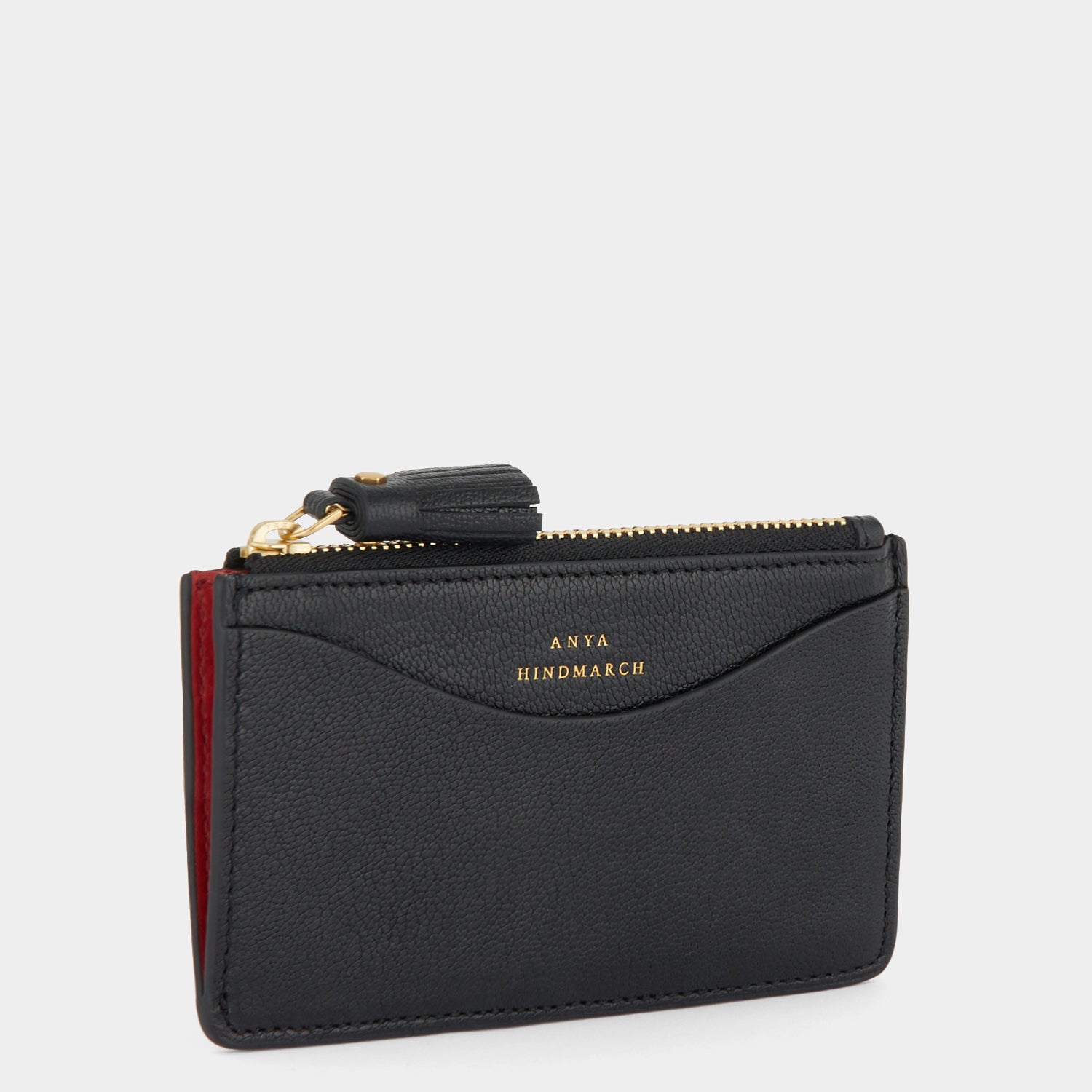 Peeping Eyes Zip Card Case -

                  
                    Capra Leather in Black -
                  

                  Anya Hindmarch UK
