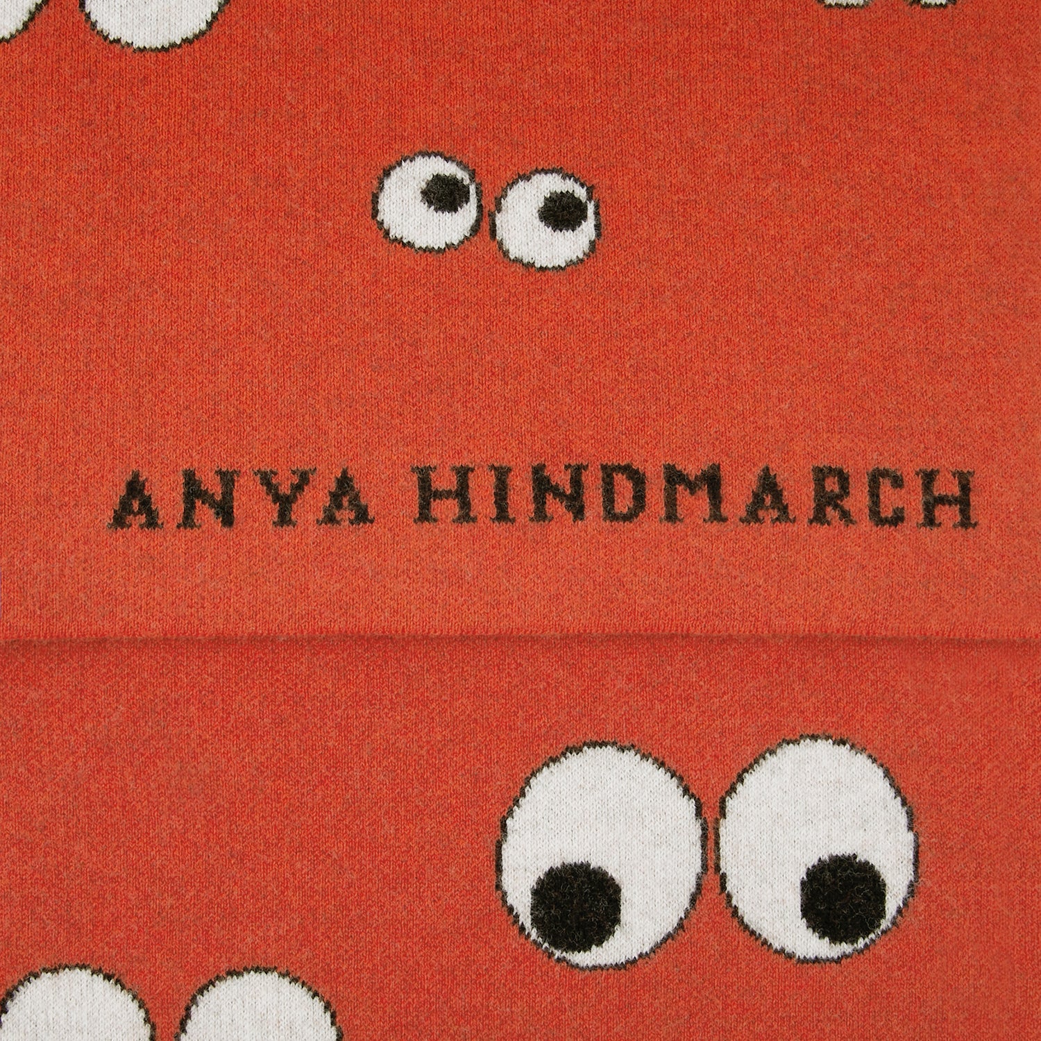 All Over Eyes Blanket -

                  
                    Lambswool in Dark Clementine -
                  

                  Anya Hindmarch UK
